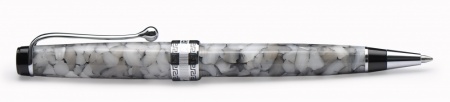 Шариковая ручка Aurora Optima Auroloide Grey CT стержень: M, цвет чернил: blue, в подарочной коробке