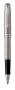 Ручка роллер Parker Sonnet  Stainless Steel CT, стержень: F, цвет чернил: black, в подарочной упаковке