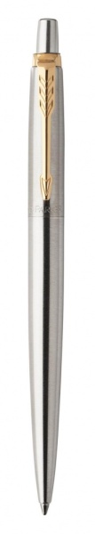Шариковая ручка Parker Jotter Essential, St. Steel GT, стержень: Mblue