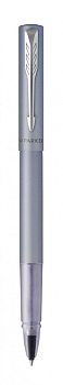 Ручка-роллер Parker Vector XL Silver Blue CT, цвет чернил black, стержень: F, в подарочной упаковке.