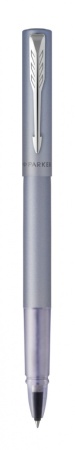Ручка-роллер Parker Vector XL Silver Blue CT, цвет чернил black, стержень: F, в подарочной упаковке.