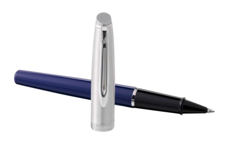 Ручка роллер Waterman  Embleme цвет BLUE CT, цвет чернил: черный