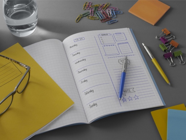 Ручка гелевая Parker Jotter Originals Blue CT, цвет чернил Mblue