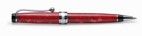 Шариковая ручка Aurora Optima Auroloide Red CT стержень: M, цвет чернил: blue, в подарочной коробке