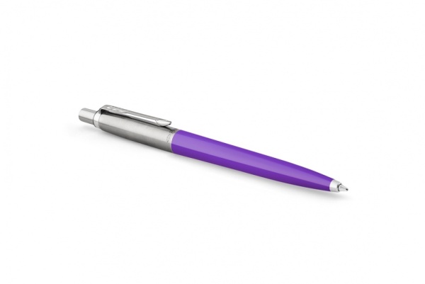 Шариковая ручка Parker Jotter, цвет FROSTY PURPLE, цвет чернил синий, толщина линии M , в подарочной коробке