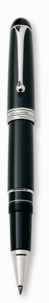 Ручка-роллер Aurora Ottantotto 88 Resina BIGG Black CT, в подарочной коробке