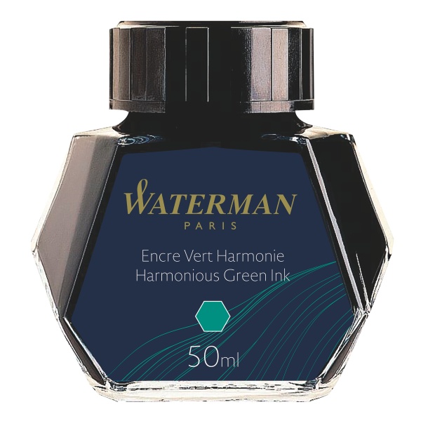 Флакон с чернилами Waterman для перьевой ручки, цвет: Green