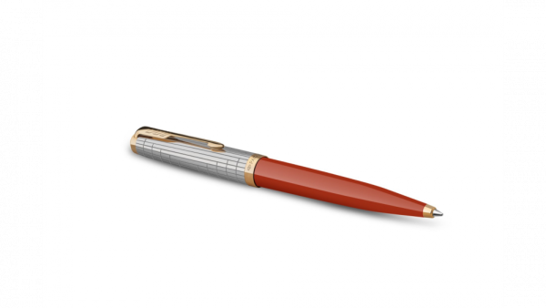 Шариковая ручка Parker 51 Premium Red GT стержень: M, цвет чернил: black, в подарочной упаковке.