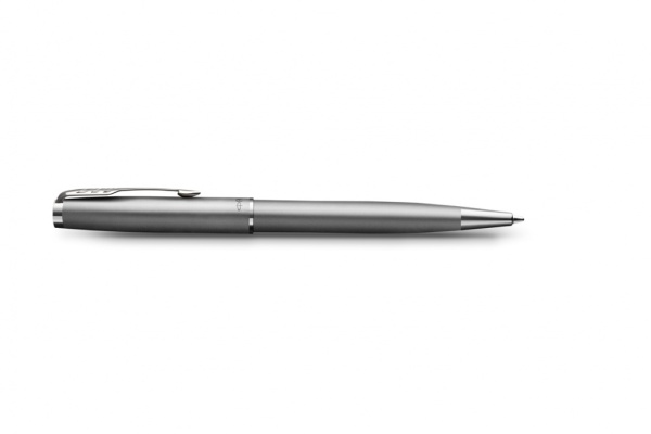 Шариковая ручка Parker Sonnet Stainless Steel CT, толщина линии M, цвет чернил черный, в подарочной упаковке