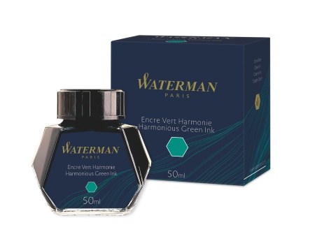 Флакон с чернилами Waterman для перьевой ручки, цвет: Green