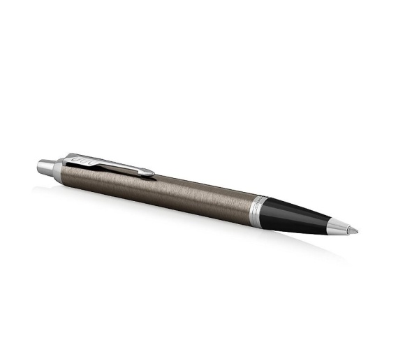 Шариковая ручка Parker IM Metal Core Dark Espresso CT, стержень: M, цвет чернил: blue, в подарочной упаковке.