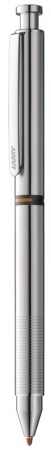 Ручка мультисистемная Lamy (черный+кар 0,5+красный) 745 st, Полированная сталь, M21