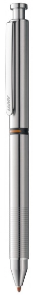 Ручка мультисистемная Lamy (черный+кар 0,5+красный) 745 st, Полированная сталь, M21