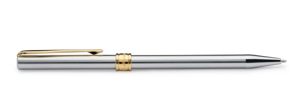 Шариковая ручка Aurora Magellano satin chrome GT, в подарочной коробке