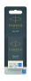 Картридж с смываемыми чернилами для перьевой ручки Parker "Cartridge Quink", Washable Blue, упаковка из 5 шт. в блистере