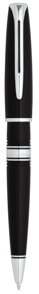 Шариковая ручка Waterman Charleston, цвет: Black/CT, стержень: Mblue