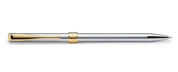 Шариковая ручка Aurora Magellano satin chrome GT, в подарочной коробке