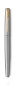Ручка-роллер Parker Jotter Core T61 Stainless Steel GT M стержень:F цвет чернил: black, в подарочной упаковке.