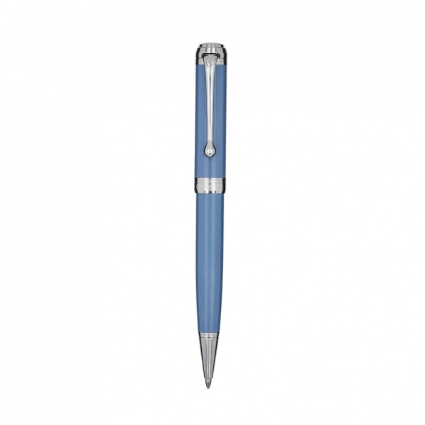 Шариковая ручка Aurora Talentum Resina Blue CT, в подарочной коробке
