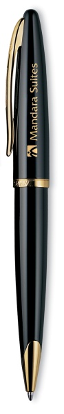 Шариковая ручка Waterman Carene, цвет: Black GT, стержень: Mblue