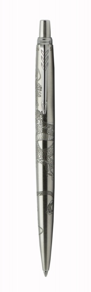 Шариковая ручка Parker Jotter Dragon Special Edition, цвет: St. Steel СT, стержень: Mblue в подарочной коробке