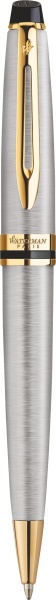 Шариковая ручка Waterman Expert 3, цвет: Stainless Steel GT, стержень: Mblue