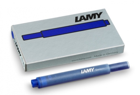 Картриджи для перьевой ручки Lamy T10, Синий, 5 шт.