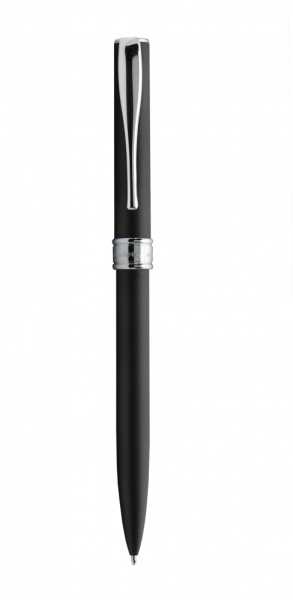 Шариковая ручка Aurora Magellano Big Black CT, в подарочной коробке