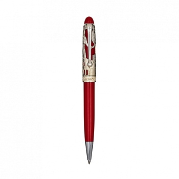 Шариковая ручка Aurora Roma Red CT, в подарочной упаковке