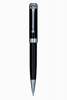 Механический карандаш Aurora Talentum Resina Black CT, в подарочной коробке