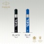 Cтержень гелевый Parker "Gel Ball Point", размер: F (тонкий), цвет: черный, в блистере.