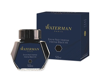 Флакон с чернилами Waterman для перьевой ручки, цвет:  Black