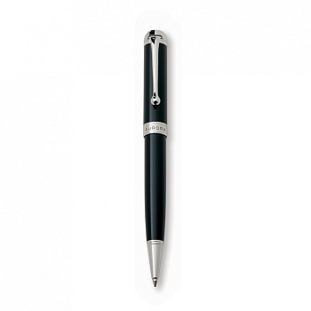 Шариковая ручка Aurora Talentum Resina Black CT, в подарочной коробке