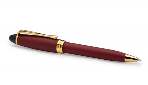 Шариковая ручка Aurora Ipsilon satin Bordeaux GT, в подарочной коробке