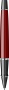 Ручка-роллер Waterman "Expert Dark Red Lacquer CT Black", стержень: Fblk