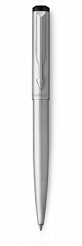 Шариковая ручка Parker Vector К03 Steel CT, цвет чернил: blue, стержень: M, в подарочной упаковке