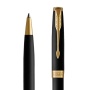 Шариковая ручка Parker Sonnet , Matte Black GT, стержень: M, цвет чернил: black , в подарочной упаковке