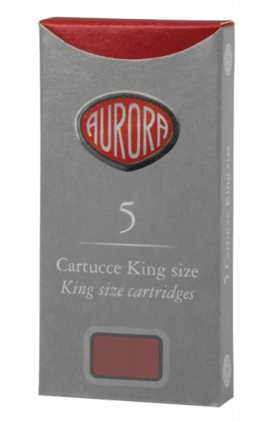 Картридж с чернилами для перьевой ручки Aurora sepia, упаковка из 5 шт.