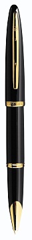Ручка-роллер Waterman Carene, цвет: Black GT, стержень: Fblk