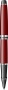 Ручка-роллер Waterman "Expert Dark Red Lacquer CT Black", стержень: Fblk