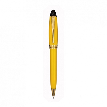 Шариковая ручка Aurora Ipsilon Resin Yellow CT, в подарочной коробке
