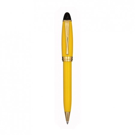 Шариковая ручка Aurora Ipsilon Resin Yellow CT, в подарочной коробке