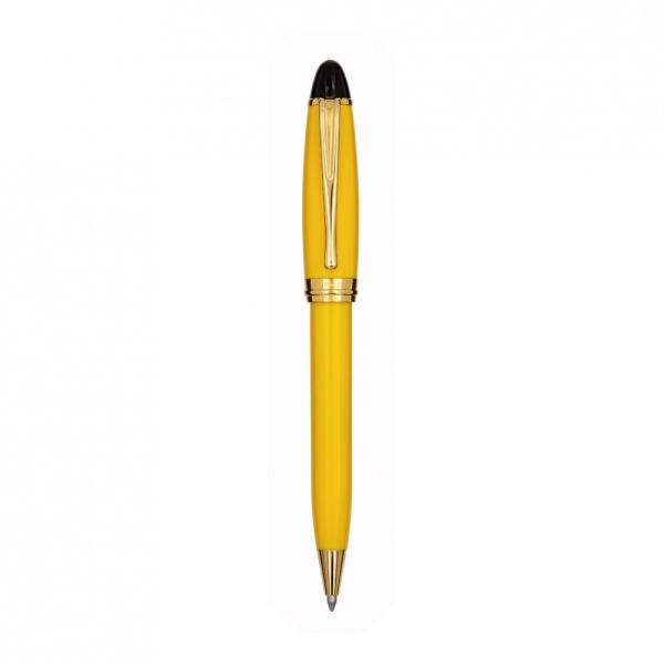 Шариковая ручка Aurora Ipsilon Resin Yellow CT, в подарочной коробке