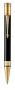 Шариковая ручка Parker Duofold Classic Black GT Fountain Pen, стержень: M, цвет чернил: black, в подарочной упаковке.