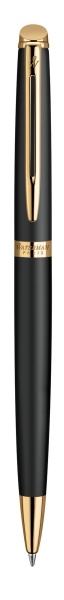 Шариковая ручка Waterman Hemisphere, цвет: MatteBlack GT, стержень: Mblk