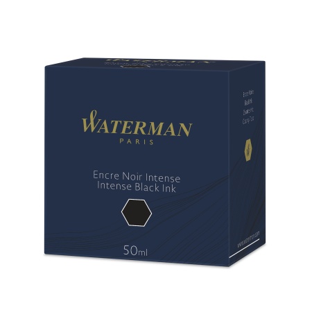 Флакон с чернилами Waterman для перьевой ручки, цвет:  Black