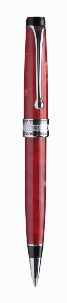 Шариковая ручка Aurora Optima Auroloide Red CT стержень: M, цвет чернил: blue, в подарочной коробке