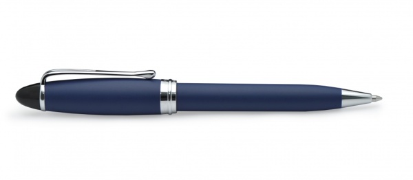 Шариковая ручка Aurora Ipsilon Satin Royale Blue CT, в подарочной коробке