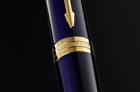 Ручка-роллер Parker "Ingenuity Blue GT" стержень: F, цвет чернил: black, в подарочной упаковке.