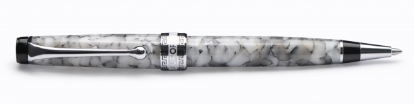 Шариковая ручка Aurora Optima Auroloide Grey CT стержень: M, цвет чернил: blue, в подарочной коробке